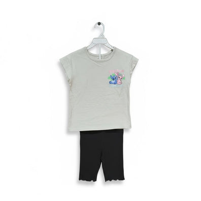 Set o Conjunto, pijama  Short y Tshirt Stitch y Angel Keep Palm