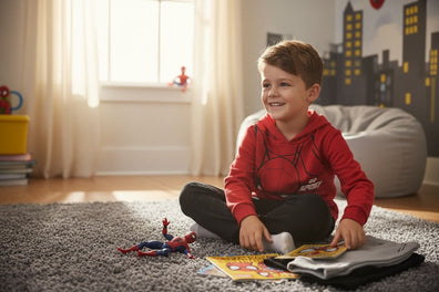 Set 3 Piezas Hoodie, Tshirt y Jogger Spiderman