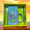 Set Taza con Medias y Sticker  Stitch Hawaii