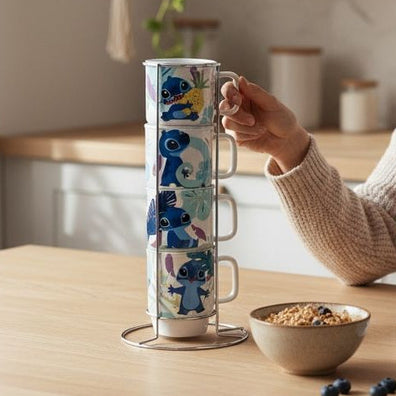 Tazas Stitch Blancas