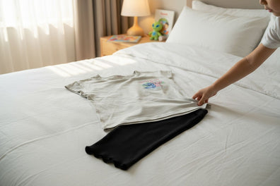 Set o Conjunto, pijama  Short y Tshirt Stitch y Angel Keep Palm