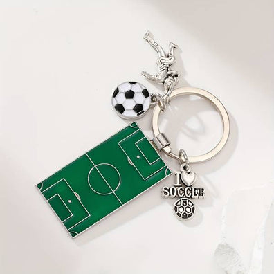 Llavero campo futbol