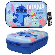 Cartuchera Rigida Stitch Ohana Means Family