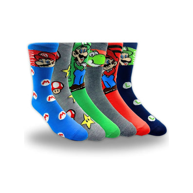 Set medias Super Mario Bros 6 Pares Adulto