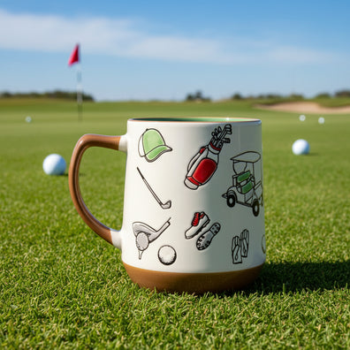 Taza Golf Iconos