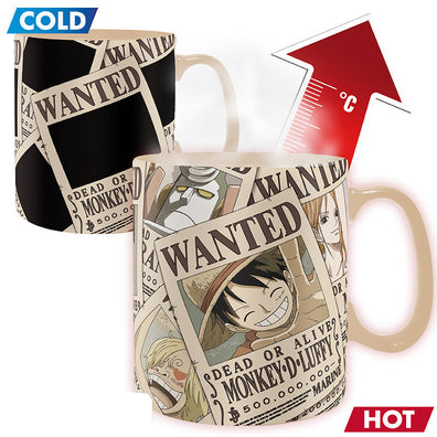 Taza One Piece Change Color Wanted