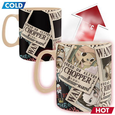 Taza One Piece Change Color Wanted