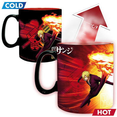 Taza Change color One Piece Zoro & Sanji