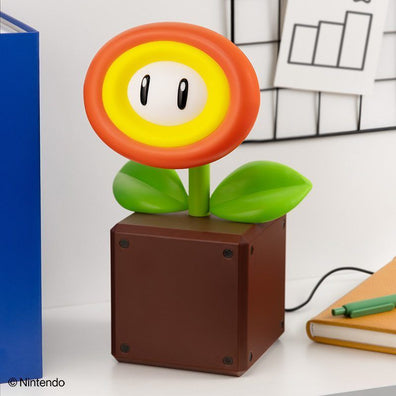 Lampara Flor de Fuego Mario Bros