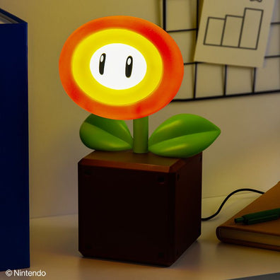 Lampara Flor de Fuego Mario Bros