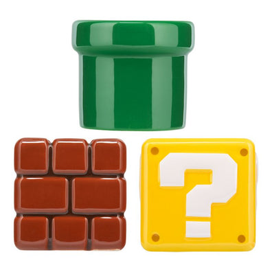 Set 3 Bowls Ceramica Snacks Super Mario Bros