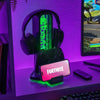 Fortnite 3 en 1 Lampara, Soporte de telefono y soporte de audifonos