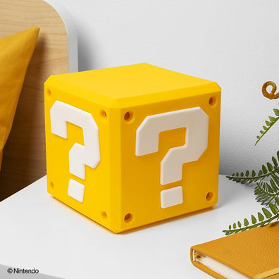 Lampara Super Mario Question Block Squishy