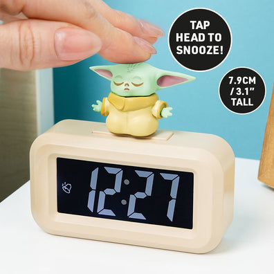 Mini Reloj Despertador Grogu Baby Yoda Star Wars