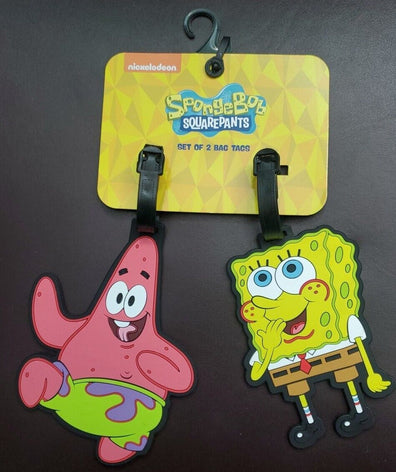 Tag para Maletas Bob Esponja y Patricio