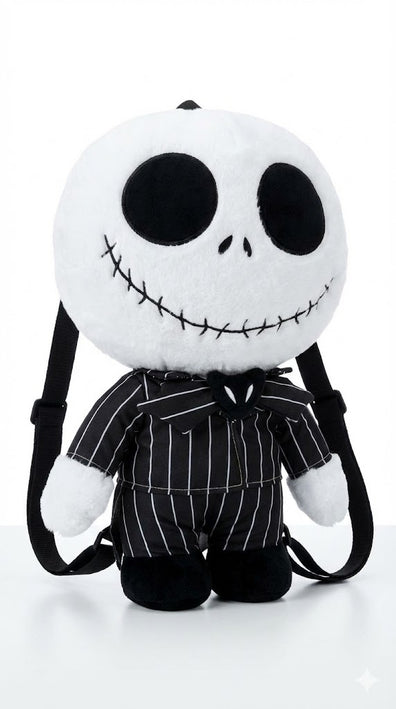 Peluche Bolsa Mochila o Cartera Jack Skelington