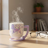 Taza de plástico con soporte Kuromi