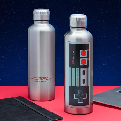 Nintendo NES metal water bottle