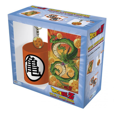 Set de regalo dragon ball Taza + libreta + llavero