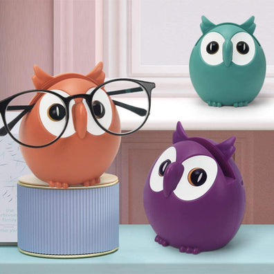 Soporte de lentes Búhos Con música y mueven los ojos