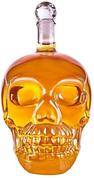 Botella licorera Calavera