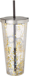 Vaso con carrizo harry potter  lentes y rayo