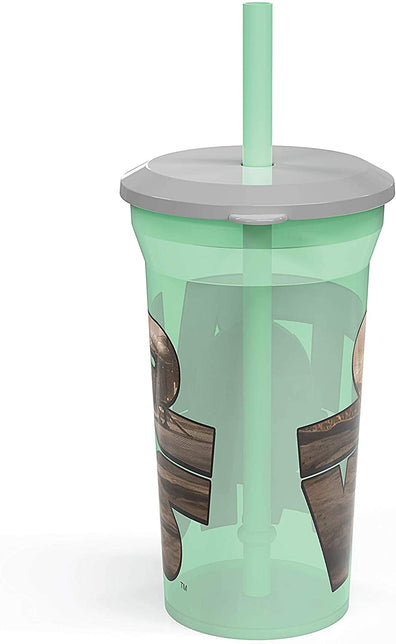 Vaso con carrizo star wars baby yoda