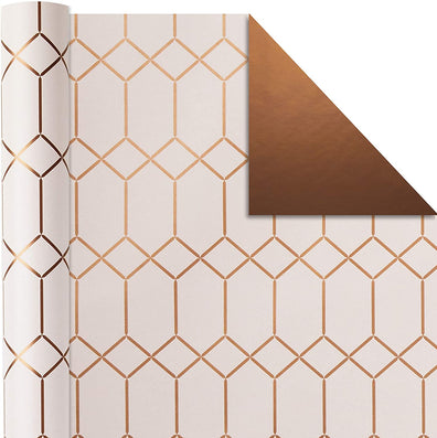 Envoltorio Premium  Geométrico Golden  + Lazo