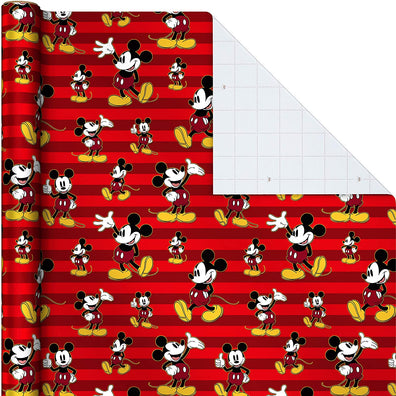 Envoltorio Fondo Rojo Mickey + Lazo