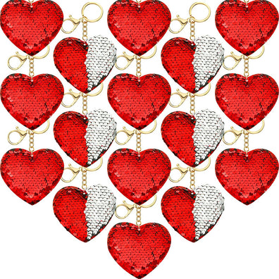 LLavero Corazon Lentejuelas