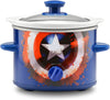 Olla lenta de 2 cuartos, Mickey Mouse 2-Quart Slow Cooker, Rojo/Negro Capitan America