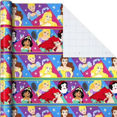 Envoltorio Premium  Disney Princesas Morado + Lazo