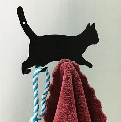 Soporte Colgador en forma de gato para pared