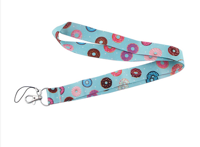 Cinta para porta carnet o llavero donuts