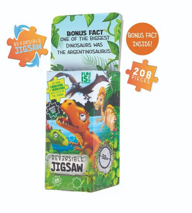 Rompecabezas reversible para niños Dinosaurios