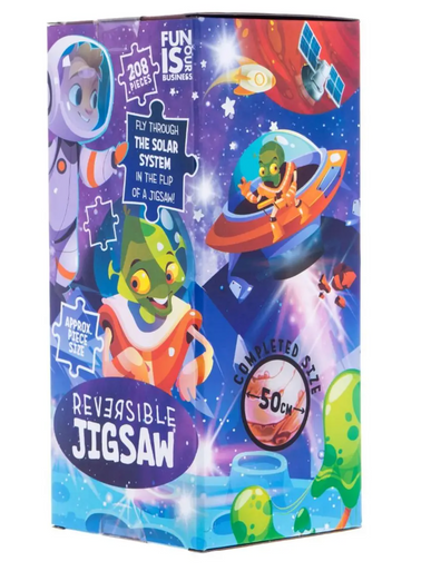 Rompecabezas reversible para niños espacial