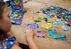 Rompecabezas reversible para niños espacial