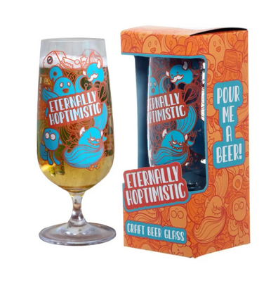 Hoptimistic - Vaso de Cerveza Artesanal
