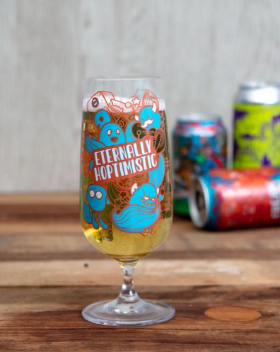 Hoptimistic - Vaso de Cerveza Artesanal