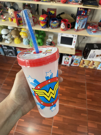termo  Wonder Woman con Carrizo Color Change