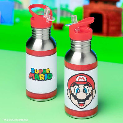 botella pequeña Mario de metal