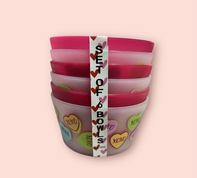 Set 6 Bowls San Valentin