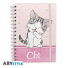 Cuaderno, libreta gato chi