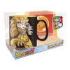Taza change color + Posavaso dragon ball Goku Kamehameha