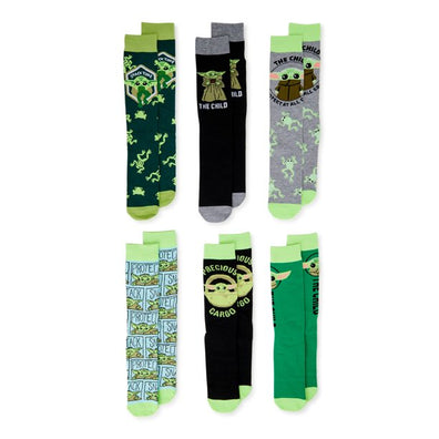 Set Medias Baby Yoda Star Wars 6 Pack
