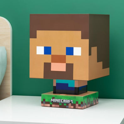 Minecraft Steve Lampara