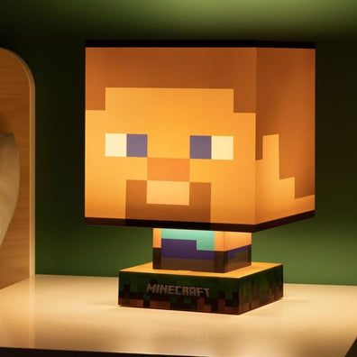 Minecraft Steve Lampara