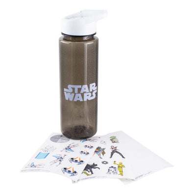 Botella Star wars con stickers